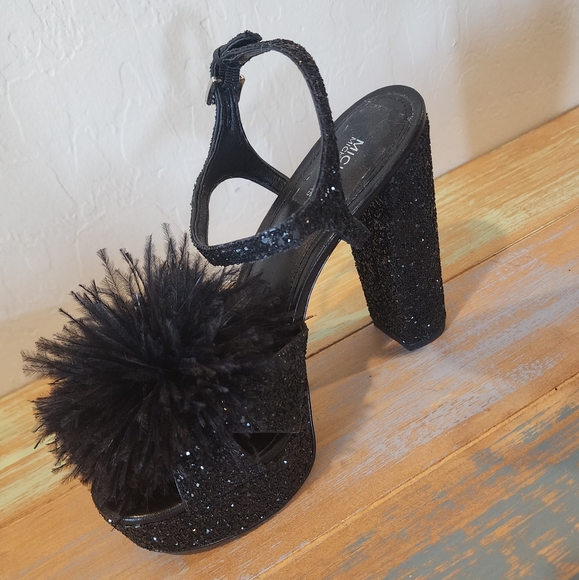 MICHAEL KORS PLATFORM HEELS SZ 6.5 - Picture 4 of 16